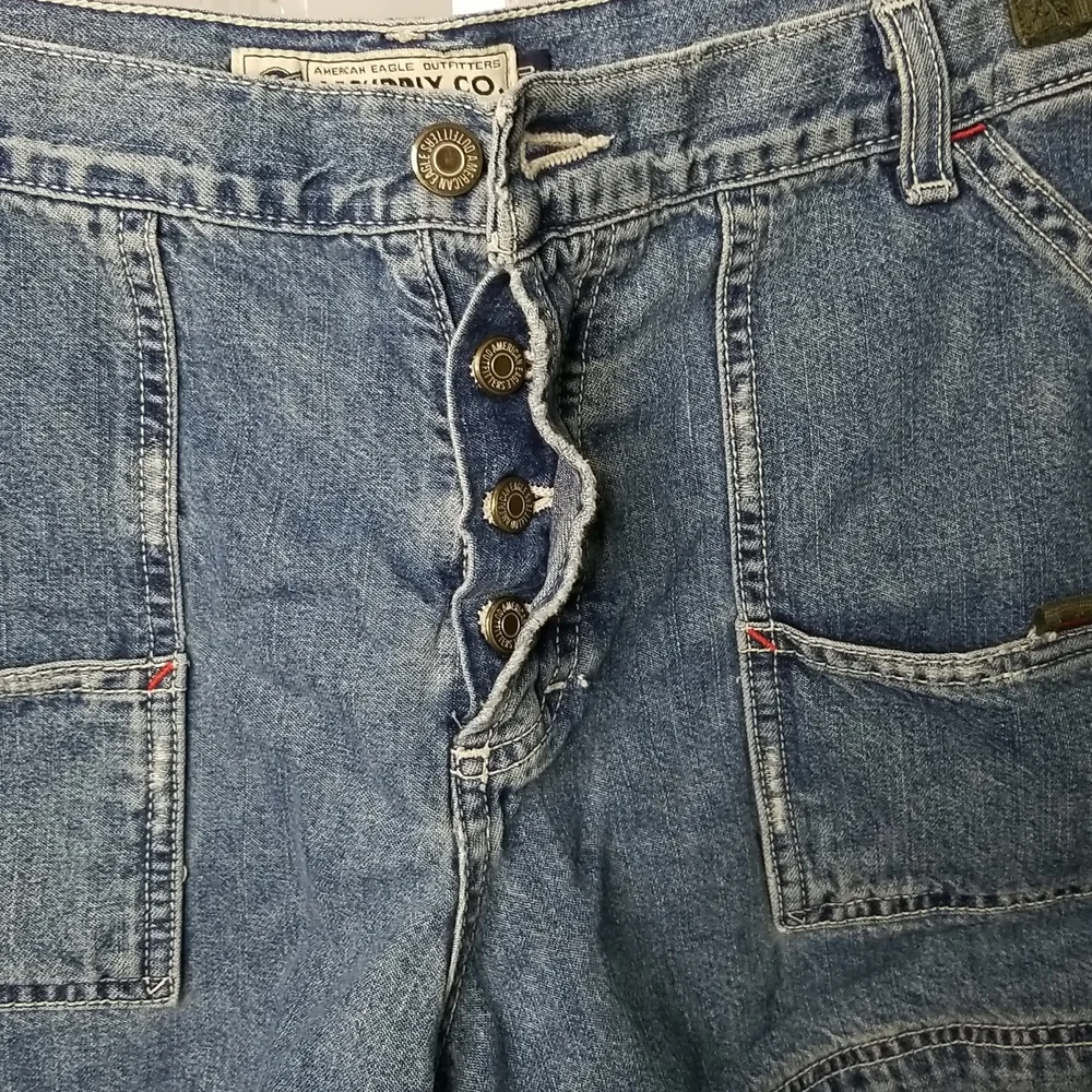 VINTAGE 1990's AE American Eagle Outfitters Denim Shorts - Picture 10 of 11